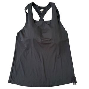 Hind black built in bra athletic tank top size S NWT